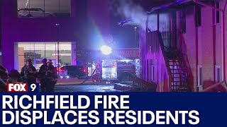 Richfield fire displaces residents Sunday morning