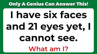 ONLY A GENIUS CAN ANSWER THESE 10 TRICKY RIDDLES | Riddles Quiz - Part 6