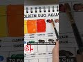 Holbein’s Duo Aqua Oil. Look for yourself on the quality of these #colorswatch #oilpaint #artreview