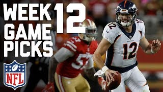 Week 12 NFL Game Picks in Under 3 Minutes⏱🏈 | NFL Highlights