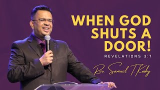 When God Shuts a Door! | Revelation 3:7 | Rev. Samuel T. Koshy | CGLD | SABC