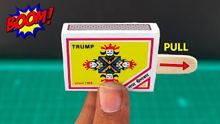 New and simple prank toy , making toy from match box , how to make paper toy