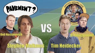 Celebrity Tennis Match: Office Hours vs. Pavement