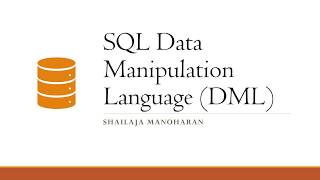 SQL Data Manipulation Language - DML in Tamil