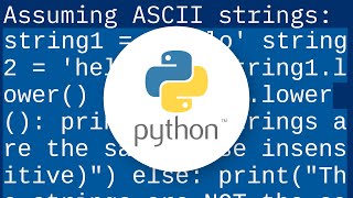 How do I do a case-insensitive string comparison?