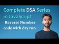 reverse a number  in javascript #4 | how to reverse a number in javascript without inbuilt function