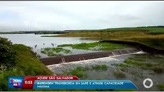 Barragem transborda em Sapé e atinge capacidade máxima  - O Povo na TV