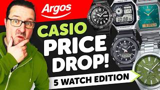 🚨 ARGOS CASIO PRICE DROP ALERT!! 5 CASIO Watches well Worth Considering!