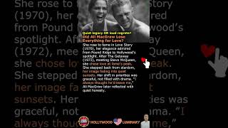 Did Ali Macgraw Lose Everything For Love