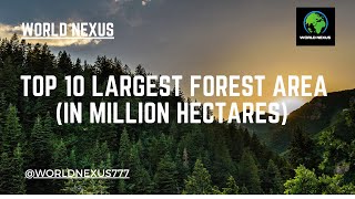 Largest Forest Areas | Top 10 Largest Forest Areas | Biggest Forest in the World