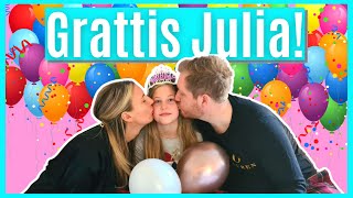 FÖDELSEDAG!! JULIA FYLLER 11 ÅR! VLOGG