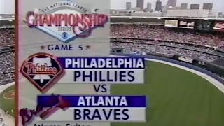 October 11th, 1993 - NLCS Game 5 - Phillies vs Braves