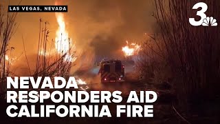 Nevada first responders play a major role in fighting devastating California fires