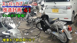 【リトルカブ】スーパーカブ改造計画41リトルカブ登場部品取りにしてはかなりキレイです。さてどうする？