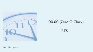 00:00 (Zero O’Clock) - BTS (ENG/KR/MM) sub lyrics