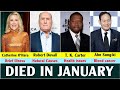 Famous Celebrities Who Died In January 2026