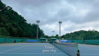 Tennis vlog: 평일 오후 테니스 @2024.07.29