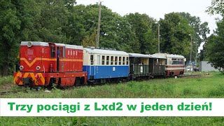 Przy torach: Trzy pociągi z Lxd2 w jeden dzień!