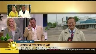 Muller och Pang ger Jenny och Steffo fnitterspel - Nyhetsmorgon (TV4)