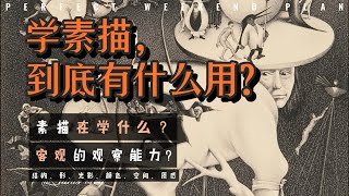 学素描，有什么用？它到底在学什么？