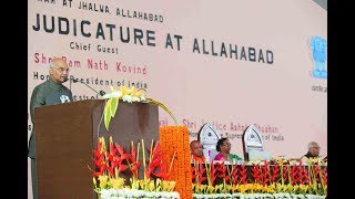 President Kovind lays foundation stone of 'Nyaya Gram' project of High Court of Allahabad