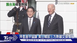 美.日.韓三國峰會在即 共同聲明再談「維持臺海和平」｜TVBS新聞 @TVBSNEWS01