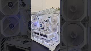 WHITE GAMING PC RTX 4090 | #gaming #gamingpc #pcgaming #pcgamer #rtx4090 #rtx5090