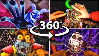 360° ALL JUMPSCARES FNAF RUIN | Five Nights at Freddy's Security Breach in VR
