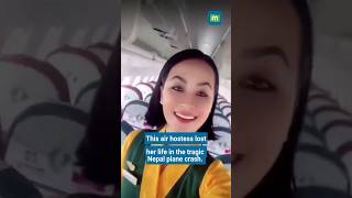 Nepal Plane Crash, Airhostess Shot Tiktok Moments Before Crash. #planecrash #nepal #aviation #tiktok