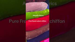 Pure chiffon velvet #trending #shortvideo #onlineshopping  #shorts