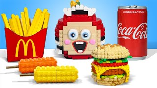 LEGO ASMR: McDonald's Menu Shocked Apu In Prison 🍔 Lego Stop Motion