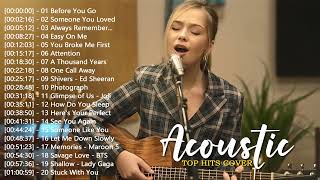 Acoustic Songs Cover 2024 Collection   Best Guitar Acoustic Cover Of Popular Love Songs Ever