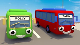 Bobby The Bus & The Baby Buses | Gecko's Garage | Nursery Rhymes & Kids Songs | Bus Videos For Kids
