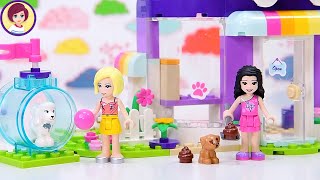 Lego Friends Doggy Day Care Build \u0026 Review