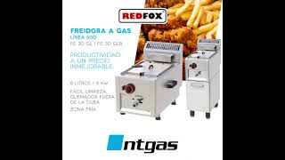 NTGAS | Freidora a gas FE 30 GL / FE 30 GLB REDFOX