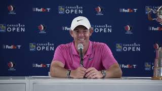 Rory McIlroy Winner Presser 2022 RBC Canadian Open  PGA Tour