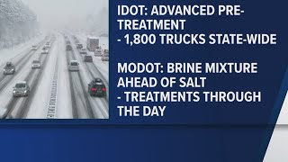 Road crews ready for winter weather on both sides of the river