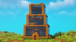 Minecraft Water House Tutorial - How to Build a Water House in Minecraft 1.20