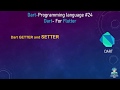 #24 Dart GETTER and SETTER | Private Instance variables. Dart Programming for Flutter | In HINDI