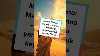 Misteri Manna: Manna – Manna – Roti Surga yang Menunjuk kepada Yesus #yesus #alkitab #imankristen