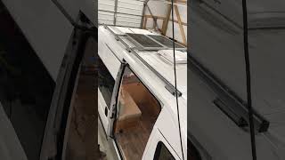 Promaster 2500 Camper Van Roof Rack and Solar Panels