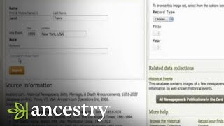 Historical Newspapers, Birth, Marriage, & Death Announcements, 1851-2003 | Ancestry