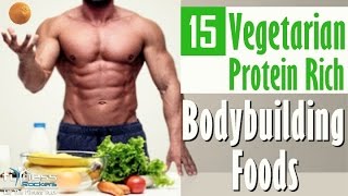 Top 15 vegetarian protein rich foods for vegan bodybuilding | Hindi | Fitness Rockers