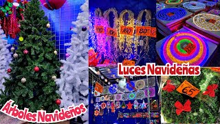 Tienda ECONÓMICA con Luces y Cascadas Navideñas DESDE $25 PESOS | En Calle de los CHINOS Peña