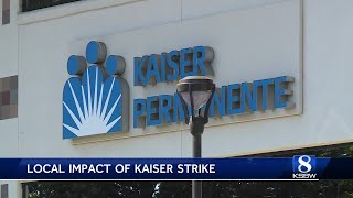 Local impact of Kaiser strike