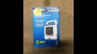 Walmart Clearance unboxing Hart Radio with bluetooth wireless technology HPAD01