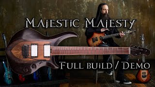 Majestic Majesty Guitar Build - Full Build & Demo (no talking)