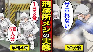 【漫画】刑務所内のメシを作る懲役囚のリアルな生活。1人あたりの食費533円…受刑者が600人分を作る…【メシのタネ】