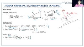 SM2C2 ANALYSIS OF PURLIN & DESIGN OF SAGROD AND TIEROD