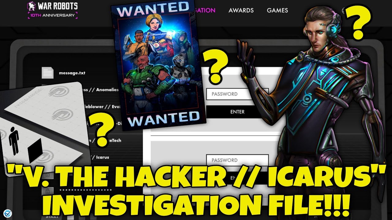 Passwords Revealed V The Hacker Icarus Investigation File In